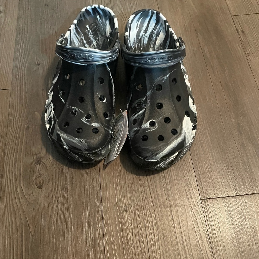 CROCS Baya Marbled Clog Men’s Sz 10 Women’s 12 - Picture 2 of 5